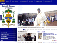 Tablet Screenshot of nsukkacatholicdiocese.org